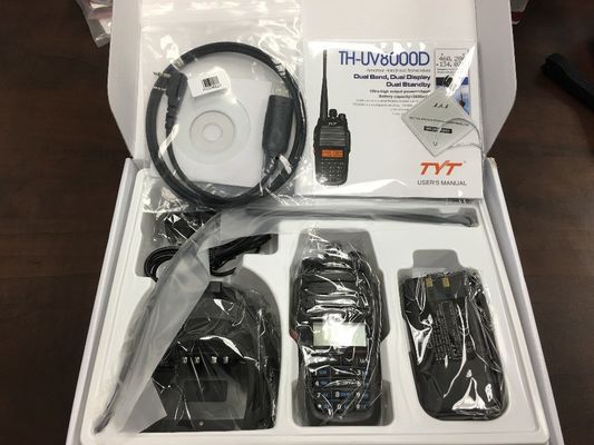 Δυνατότητα μπαταρίας 3600mAh Walkie-Talkie διπλής ζώνης για ανάγκες εξωτερικής επικοινωνίας