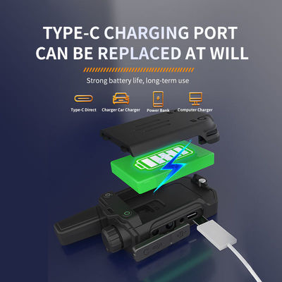 2W Διπλή άδεια PTT Χωρίς TC18 Παιδικά Ραδιόφωνο 3KM κρυπτογράφηση Walkie Talkies