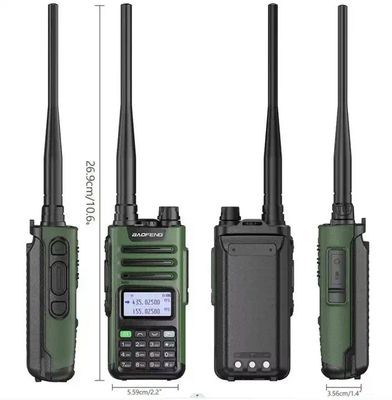 Baofeng UV-9R Pro T57 10W Handheld Walkie Talkie 3.7V Μεταδότης με μπαταρία 2800mAh