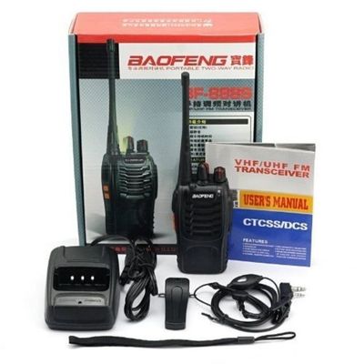 Αρχικό Baofeng BF 888S Walkie Talkie Διάστημα συχνότητας 400-470Hz με κάλυμμα φόρτισης
