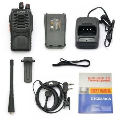 Αρχικό Baofeng BF 888S Walkie Talkie Διάστημα συχνότητας 400-470Hz με κάλυμμα φόρτισης