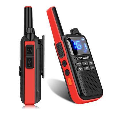Έγκριση CE KST AT100 Ανερόστερο Walkie Talkie με μπλε οδοντικό ακουστικό για T82 T80 T62