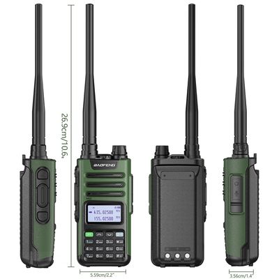 UV13 Pro Δύοδρομος Ραδιοφώνημα GMRS 136-174/400-520MHz Walkie Talkie με φορτιστή τύπου C