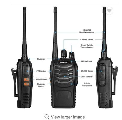 BAOFENG BF-888S Μονή ζώνη 400-470mhz Φυτοκίνητο Δύο Δρόμους Ραδιοφωνικό Walkie Talkie