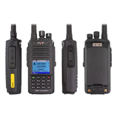 DMR Διπλή ζώνη IP67 Αδιάβροχο GPS Προαιρετικό 100000 επαφές 131mm*61mm*36mm Ψηφιακό Ραδιόφωνο