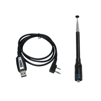 130 x 58 x 35mm Μαύρο Baofeng Bf-UV2plus IP68 LED φακό UV Δύο ζώνες Walkie Talkie