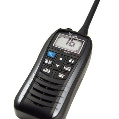 Θαλάσσιο IC-M25 Χονδρικό Διακομιστή Walkie Talkie 5W 128 / 16 Κανάλια Αδιάβροχο Φορητό Μαύρο το 2024