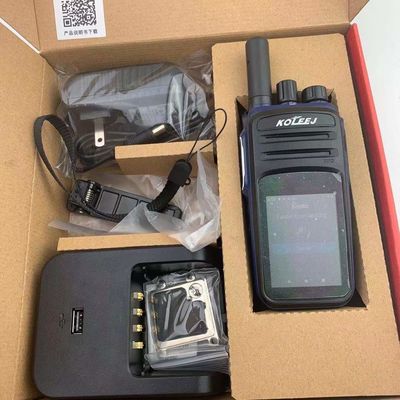 1800 mAh χωρητικότητα μπαταρίας Walkie Talkie Android 9.0 N58 με 4G μακράς εμβέλειας και GPS