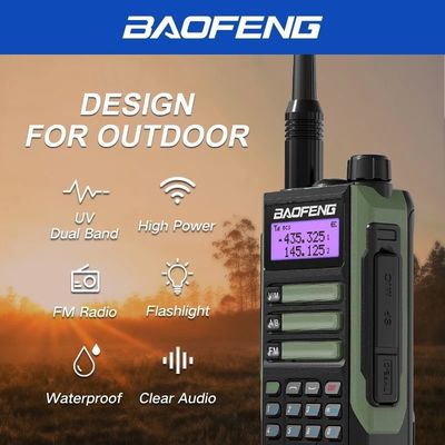 2024 BaoFeng UV-16 PRO High Power TYPE-C Walkie Talkie με μαύρο χρώμα και έξοδο 5W