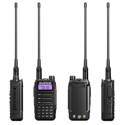 2024 BaoFeng UV-16 PRO High Power TYPE-C Walkie Talkie με μαύρο χρώμα και έξοδο 5W