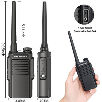 UHF 400-470MHz Κουρητό Walkie Talkie Τύπου-C Φορτίο Αναβάθμιση BF-888S Ραδιόφωνο για εξωτερικούς χώρους