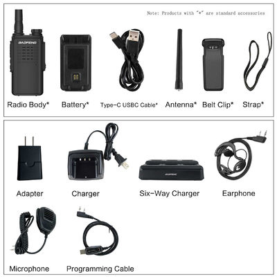 Baofeng W31E Talkie Walkie 5Watt Εξόδου Δύναμη 4.2V Εργασιακή τάση για επαγγελματία