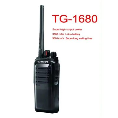 Quansheng Tg-1680 PC Προγραμματισμένη ισχύς ρυθμίζει Walkie Talkie Προϊόντα για 295g βάρος