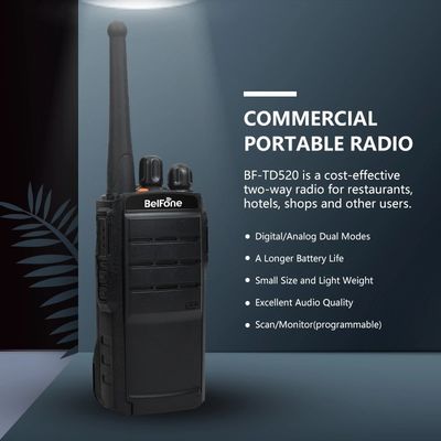 7.4V ψηφιακό UHF VHF Dmr φορητό ραδιόφωνο ασύρματο μακρινής εμβέλειας walkie talkie