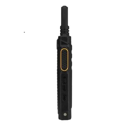 128 κανάλια αποθήκευσης Μαύρο walkie-talkie με υψηλή ισχύ και ισχυρό σήμα