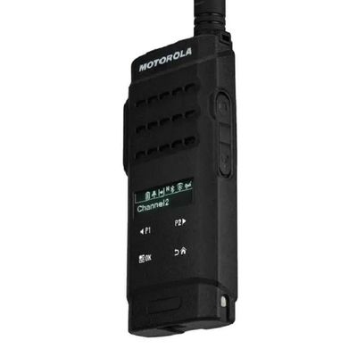 128 κανάλια αποθήκευσης Μαύρο walkie-talkie με υψηλή ισχύ και ισχυρό σήμα
