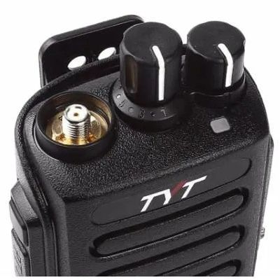 2200mAh Μαύρο ψηφιακό φορητό walkie-talkie MD-680 για συχνότητα VHF UHF