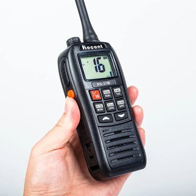 Πρόσφατο RS-37m IP67 Αδιάβροχο 5W VHF 2 Way Long Range Walkie Talkie Marine Radio