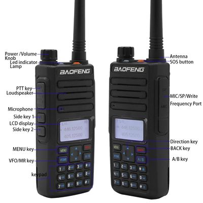 Walkie Talkie Products Of Baofeng Digital Dr-1801UV Χειροκίνητο Ραδιόφωνο Δύο Δρόμους Ραδιόφωνο Διπλή Ζώνη