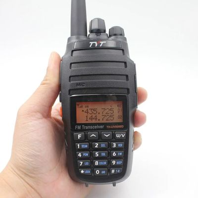 Ελαφρύ VHF UHF Walkie-Talkie διπλής ζώνης με λειτουργία επαναλήπτη διασταύρωσης ζώνης 10 W