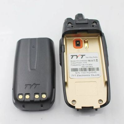 Ελαφρύ VHF UHF Walkie-Talkie διπλής ζώνης με λειτουργία επαναλήπτη διασταύρωσης ζώνης 10 W