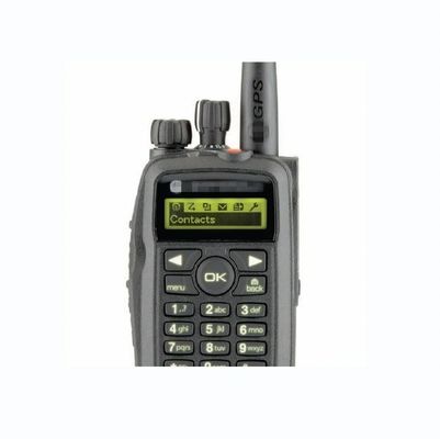 Ηλεκτρονικό ραδιόφωνο Walkie-Talkie UHF/VHF με λειτουργική τάση 7,4V σε μαύρο