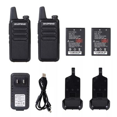 3.7V Παιδικό Ραδιοφωνικό Μίνι Walkie-Talkie VHF UHF Φορητό Διοχέτευτο Ραδιοφωνικό Baofeng Bf-T7