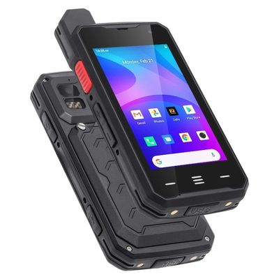 Μαύρη Uniwa F101 4 ιντσών οθόνη αφής Zello IP65 Ανερόστερο Poc Radio 4G Android Walkie Talkie με NFC και SOS Button Το 2024