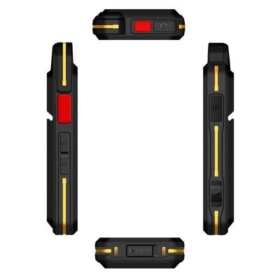 Μαύρη Uniwa F101 4 ιντσών οθόνη αφής Zello IP65 Ανερόστερο Poc Radio 4G Android Walkie Talkie με NFC και SOS Button Το 2024