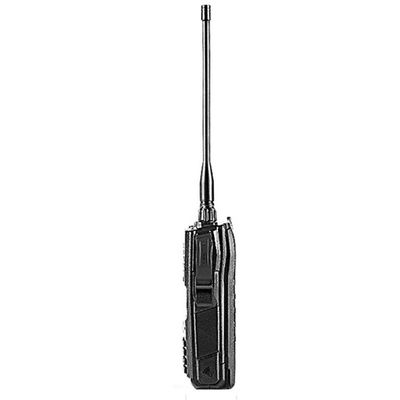 Μαύρο walkie-talkie με 4000mAh μπαταρία χωρητικότητα και πολλαπλές συχνότητες σάρωση