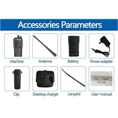 138*61*38MM Baofeng Bf-1909 10W UHF Ham Radio Intercom Transceiver Τύπος C Walkie Talkie