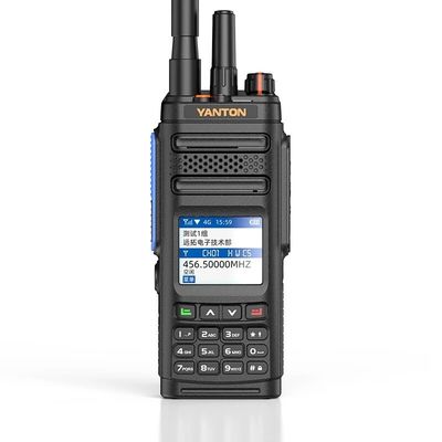 Δημόσιο δίκτυο Walkie Talkie Yanton T-X780 Διπλή λειτουργία με λειτουργία συναγερμού 194g Μαύρο