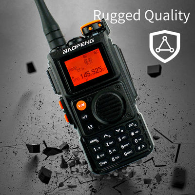 Μακροδιάρρηξη Full Band UV-K6 Τύπου-C Φορτίο Walkie Talkie με 1400MAH Standard μπαταρία
