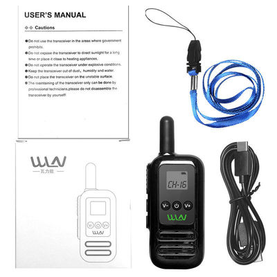 Μαύρο WLN KD-C90 Mini Handheld DMR Walkie Talkie Μεγάλη απόσταση Επικοινωνία Εύκολη