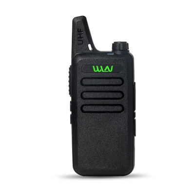 WLN KD-C1 2W/0.5W UHF Μίνι Walkie Talkie Χειροκίνητος Πιστολήπτης 400-480MHZ Λευκό σε ανάγκη