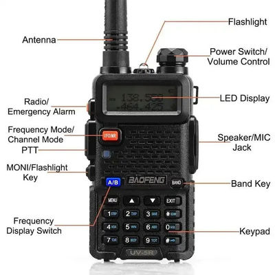 XIR P3688 DP1400 CP200D DEP450 Φορητό ραδιόφωνο 5W UHF VHF Διπλής ζώνης Walkie Talkie μακράς εμβέλειας