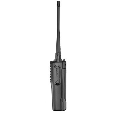 Μαύρο φορητό ασύρματο walkie-talkie με σταθερό σήμα και ανθεκτικό σε πτώση σχεδιασμό