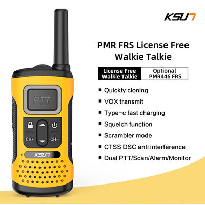 Χειροκίνητο UHF KSUN GZ32 PMR FRS Άδεια Δωρεάν Δύοπλευρο ραδιόφωνο με λειτουργία αποκωδικοποίησης κλώνων