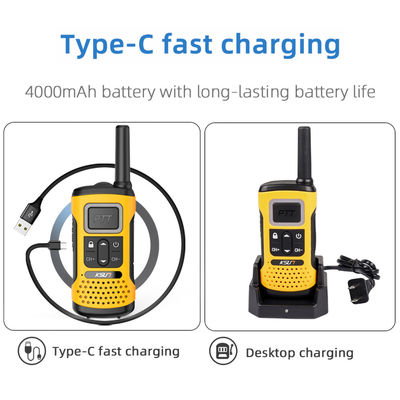 Χειροκίνητο UHF KSUN GZ32 PMR FRS Άδεια Δωρεάν Δύοπλευρο ραδιόφωνο με λειτουργία αποκωδικοποίησης κλώνων