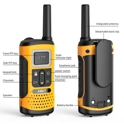 Χειροκίνητο UHF KSUN GZ32 PMR FRS Άδεια Δωρεάν Δύοπλευρο ραδιόφωνο με λειτουργία αποκωδικοποίησης κλώνων