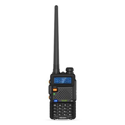 283.4g Walkie Talkie KD-UV1 Δύο ζώνες UHF400-470MHz VHF136-174MHz