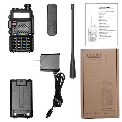 283.4g Walkie Talkie KD-UV1 Δύο ζώνες UHF400-470MHz VHF136-174MHz