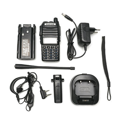 220g Μαύρο UV82 8W BAOFENG Διπλή ζώνη 2 Way Walkie Talkie UV-82 και Radio Top Πώληση