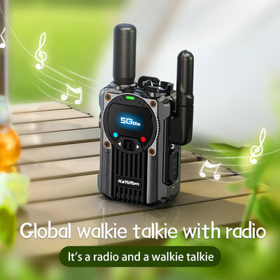4G POC Walkie Talkie από κράμα ψευδαργύρου με λειτουργία ραδιοφώνου FM και αποκλειστική υποστήριξη PTT