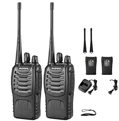 BF-888S Baofeng 5W Walkie Talkie με χωρητικότητα μπαταρίας 1500mAh και τύπο συχνότητας UHF