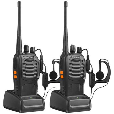 BF-888S Baofeng 5W Walkie Talkie με χωρητικότητα μπαταρίας 1500mAh και τύπο συχνότητας UHF