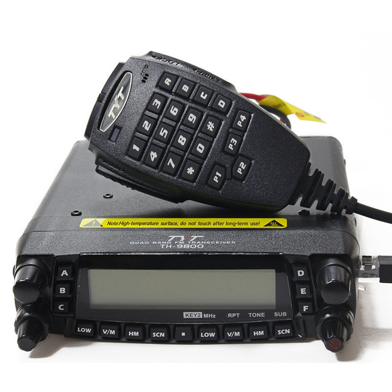 TYT TH-9800 Plus Quad Band 50W Αυτοκινητό κινητό ραδιοφωνικό σταθμό Walkie Talkie για επικοινωνία