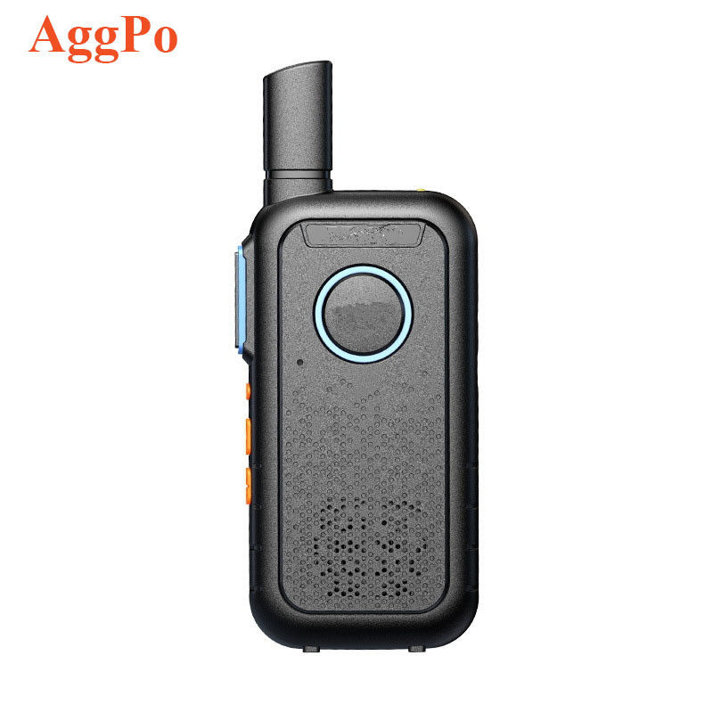 Εμπορική μαύρη Μίνι Thin Outdoor Walkie Talkie Portable Ελαφρύ βάρος 1,7*13,5*5,4CM
