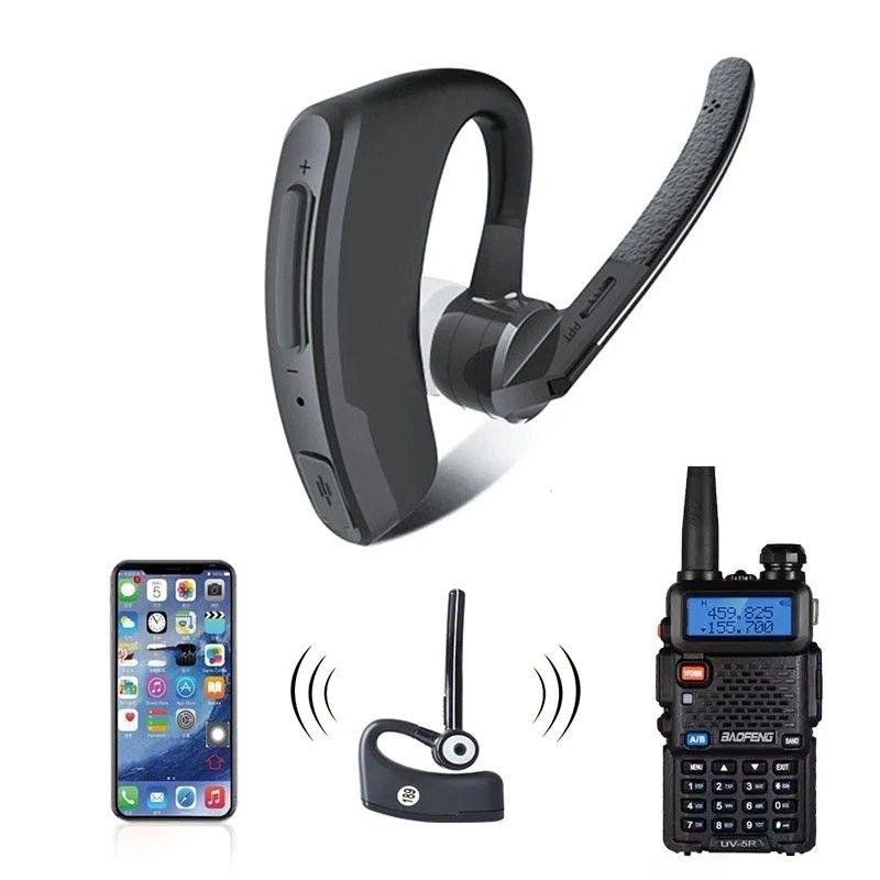 Εγκέφαλο μικροφώνου PTT για ακύρωση θορύβου Walkie Talkie BAOFENG και άλλα ασύρματα ακουστικά