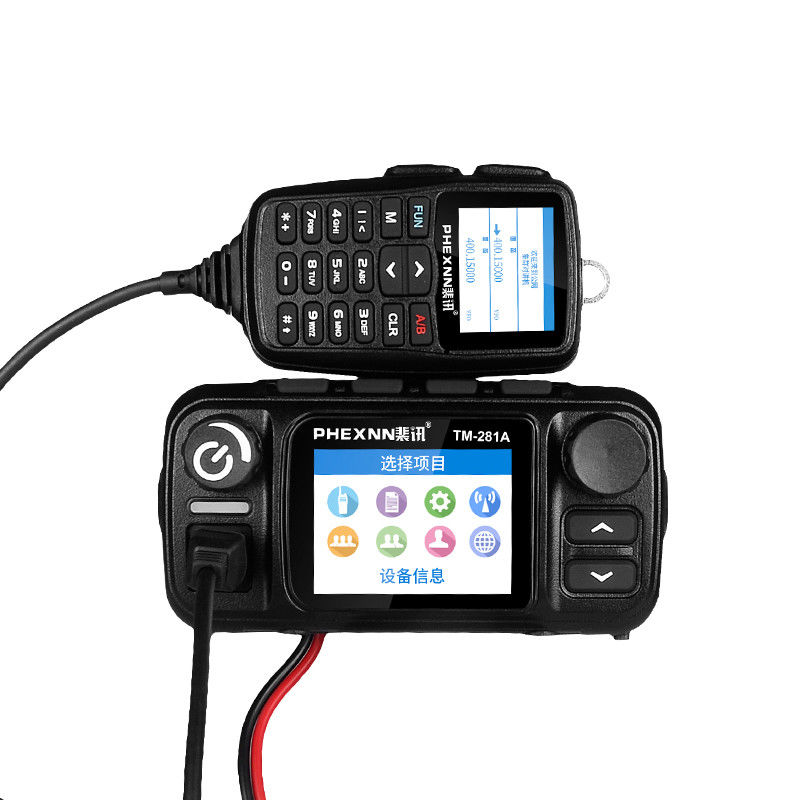 Δίκτυο LTE IP POC UHF VHF κινητό ραδιόφωνο αυτοκινήτου με 4G LTE POC 25w αναλογικό ραδιόφωνο διπλής ζώνης